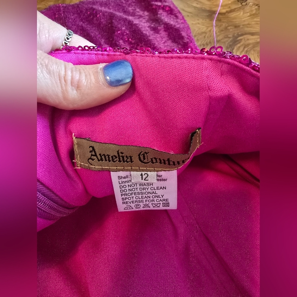 Euc Amelia Couture Formal Dress - Picture 5 of 5